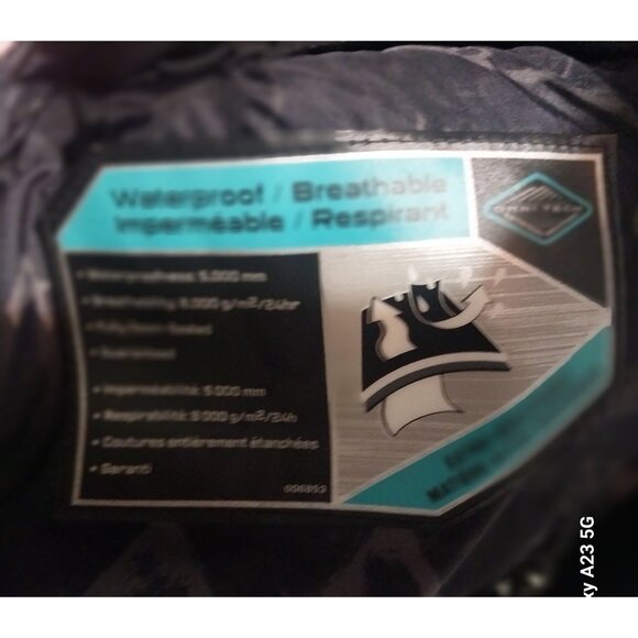 Columbia Womens Titanium Waterproof Breathable Jacket S Black Ski Winter Cold - Picture 6 of 13